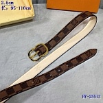 2020 Cheap Louis Vuitton 2.5 cm Width Belts  # 223113, cheap LouisVuitton Belts