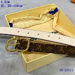 2020 Cheap Louis Vuitton 2.5 cm Width Belts  # 223113, cheap LouisVuitton Belts