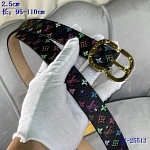2020 Cheap Louis Vuitton 2.5 cm Width Belts  # 223115, cheap LouisVuitton Belts