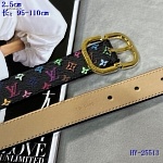 2020 Cheap Louis Vuitton 2.5 cm Width Belts  # 223115, cheap LouisVuitton Belts
