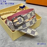 2020 Cheap Louis Vuitton 2.5 cm Width Belts  # 223117