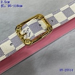 2020 Cheap Louis Vuitton 2.5 cm Width Belts  # 223117, cheap LouisVuitton Belts