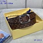 2020 Cheap Louis Vuitton 2.5 cm Width Belts  # 223118, cheap LouisVuitton Belts