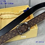 2020 Cheap Louis Vuitton 2.5 cm Width Belts  # 223118, cheap LouisVuitton Belts