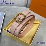 2020 Cheap Louis Vuitton 2.5 cm Width Belts  # 223121, cheap LouisVuitton Belts