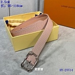 2020 Cheap Louis Vuitton 2.5 cm Width Belts  # 223122, cheap LouisVuitton Belts