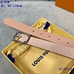 2020 Cheap Louis Vuitton 2.5 cm Width Belts  # 223122, cheap LouisVuitton Belts