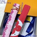 2020 Cheap Louis Vuitton 3.0 cm Width Belts  # 223125, cheap LouisVuitton Belts