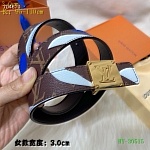 2020 Cheap Louis Vuitton 3.0 cm Width Belts  # 223128, cheap LouisVuitton Belts