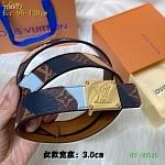 2020 Cheap Louis Vuitton 3.0 cm Width Belts  # 223130