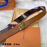 2020 Cheap Louis Vuitton 3.0 cm Width Belts  # 223130, cheap LouisVuitton Belts