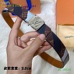 2020 Cheap Louis Vuitton 3.0 cm Width Belts  # 223131, cheap LouisVuitton Belts