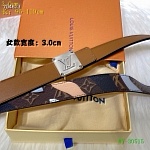 2020 Cheap Louis Vuitton 3.0 cm Width Belts  # 223131, cheap LouisVuitton Belts