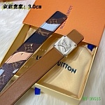 2020 Cheap Louis Vuitton 3.0 cm Width Belts  # 223131, cheap LouisVuitton Belts