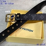 2020 Cheap Louis Vuitton 3.5 cm Width Belts  # 223150, cheap LouisVuitton Belts