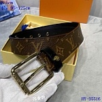 2020 Cheap Louis Vuitton 3.5 cm Width Belts  # 223151, cheap LouisVuitton Belts