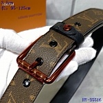 2020 Cheap Louis Vuitton 3.5 cm Width Belts  # 223153, cheap LouisVuitton Belts