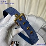 2020 Cheap Louis Vuitton 3.5 cm Width Belts  # 223157, cheap LouisVuitton Belts