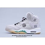 2020 Cheap Air Jordan 5 X Off White Sneakers Unisex in 223448, cheap Jordan5