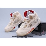 2020 Cheap Air Jordan 5 X Off White Sneakers Unisex in 223449