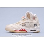 2020 Cheap Air Jordan 5 X Off White Sneakers Unisex in 223449, cheap Jordan5