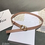 2020 Cheap Dior 2.0cm Width Belts # 226327