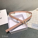 2020 Cheap Dior 2.0cm Width Belts # 226328, cheap Dior Belts
