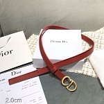 2020 Cheap Dior 2.0cm Width Belts # 226329, cheap Dior Belts
