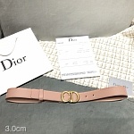 2020 Cheap Dior 3.0cm Width Belts # 226338, cheap Dior Belts