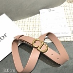2020 Cheap Dior 3.0cm Width Belts # 226338, cheap Dior Belts