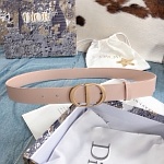 2020 Cheap Dior 3.0cm Width Belts # 226353, cheap Dior Belts