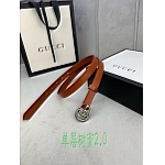 2020 Cheap Gucci 2.0cm Width Belts # 226415, cheap Gucci Belts