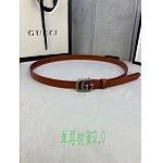 2020 Cheap Gucci 2.0cm Width Belts # 226415, cheap Gucci Belts