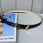 2020 Cheap Louis Vuitton 2.0cm Width Belts # 226604