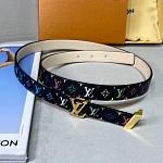 2020 Cheap Louis Vuitton 2.0cm Width Belts # 226604, cheap LouisVuitton Belts