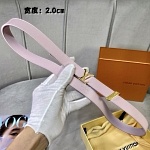 2020 Cheap Louis Vuitton 2.0cm Width Belts # 226606, cheap LouisVuitton Belts