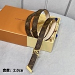 2020 Cheap Louis Vuitton 2.0cm Width Belts # 226610, cheap LouisVuitton Belts