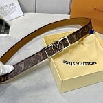 2020 Cheap Louis Vuitton 2.5cm Width Belts # 226618, cheap LouisVuitton Belts
