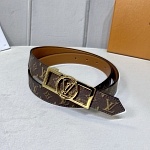 2020 Cheap Louis Vuitton 2.5cm Width Belts # 226618, cheap LouisVuitton Belts