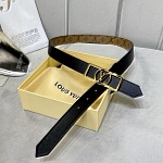 2020 Cheap Louis Vuitton 2.5cm Width Belts # 226619, cheap LouisVuitton Belts