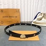 2020 Cheap Louis Vuitton 2.5cm Width Belts # 226622, cheap LouisVuitton Belts