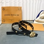 2020 Cheap Louis Vuitton 2.5cm Width Belts # 226622, cheap LouisVuitton Belts