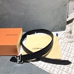 2020 Cheap Louis Vuitton 3.0cm Width Belts # 226624, cheap LouisVuitton Belts