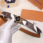 2020 Cheap Louis Vuitton 3.0cm Width Belts # 226625, cheap LouisVuitton Belts
