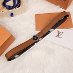 2020 Cheap Louis Vuitton 3.0cm Width Belts # 226625, cheap LouisVuitton Belts