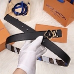 2020 Cheap Louis Vuitton 3.0cm Width Belts # 226626, cheap LouisVuitton Belts