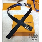 2020 Cheap Louis Vuitton 3.0cm Width Belts # 226631, cheap LouisVuitton Belts