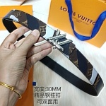2020 Cheap Louis Vuitton 3.0cm Width Belts # 226631, cheap LouisVuitton Belts
