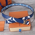2020 Cheap Louis Vuitton 3.0cm Width Belts # 226632