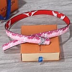 2020 Cheap Louis Vuitton 3.0cm Width Belts # 226633, cheap LouisVuitton Belts